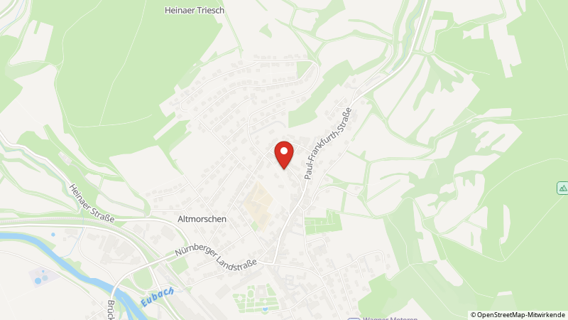 Map showing the locations of this offer