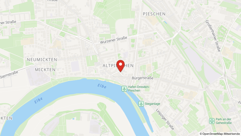 Map showing the locations of this offer