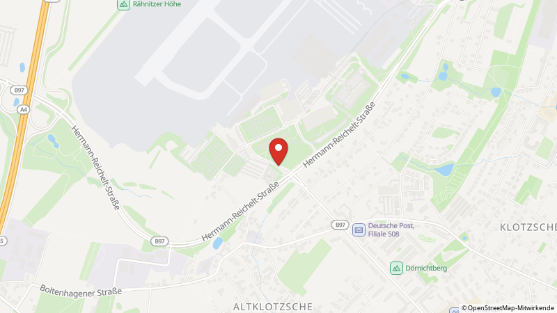 Map showing the locations of this offer