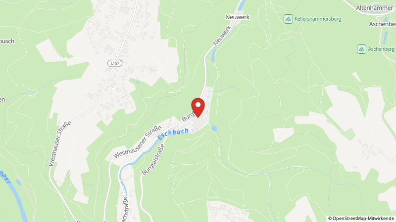 Map showing the locations of this offer