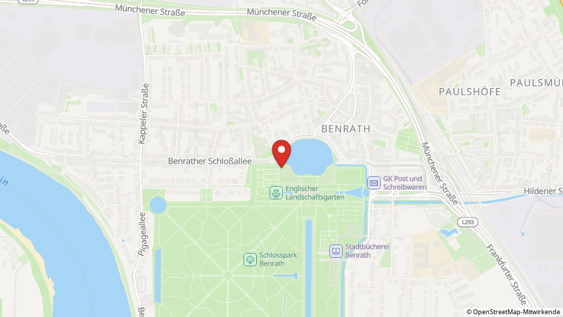 Karte mit den Standorten des Angebots
