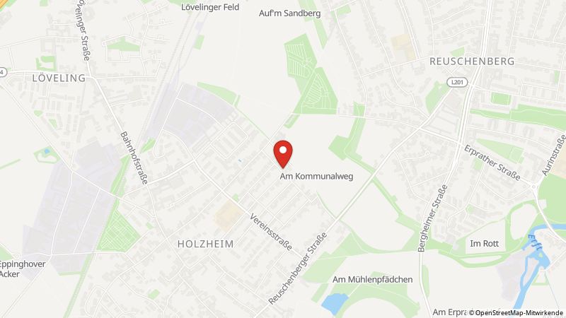 Karte mit den Standorten des Angebots