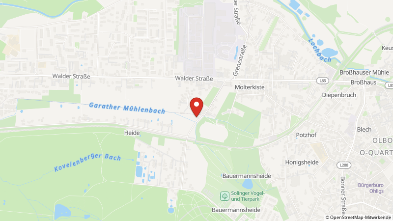 Map showing the locations of this offer