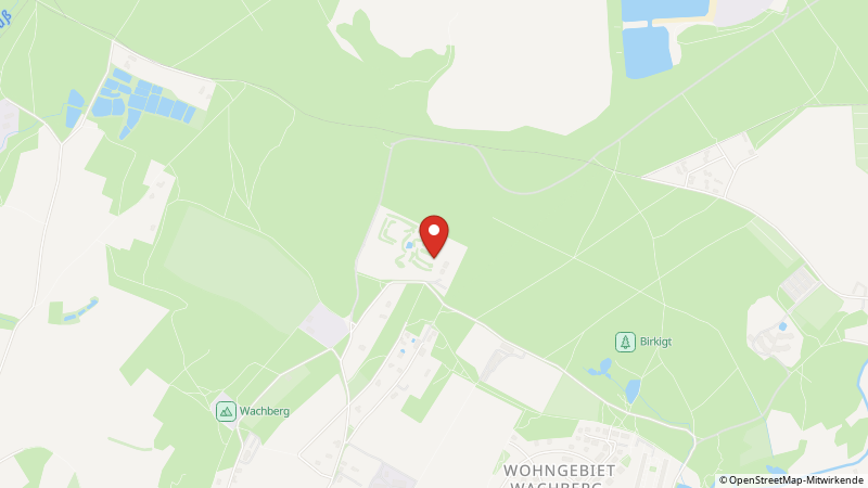 Karte mit den Standorten des Angebots