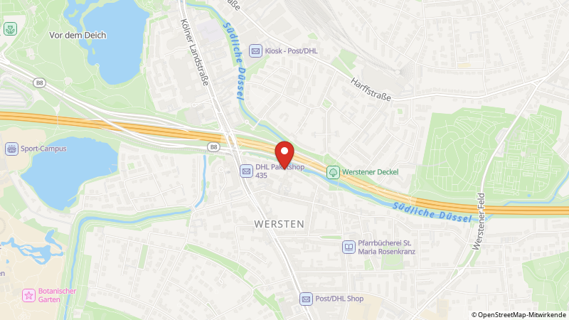Map showing the locations of this offer