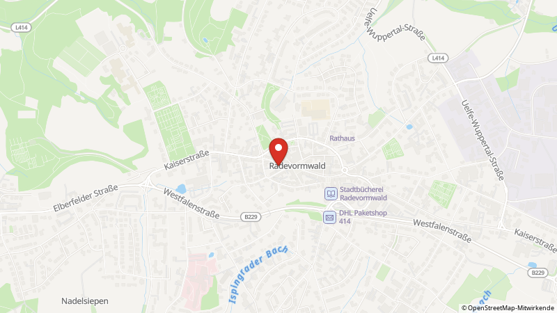 Map showing the locations of this offer