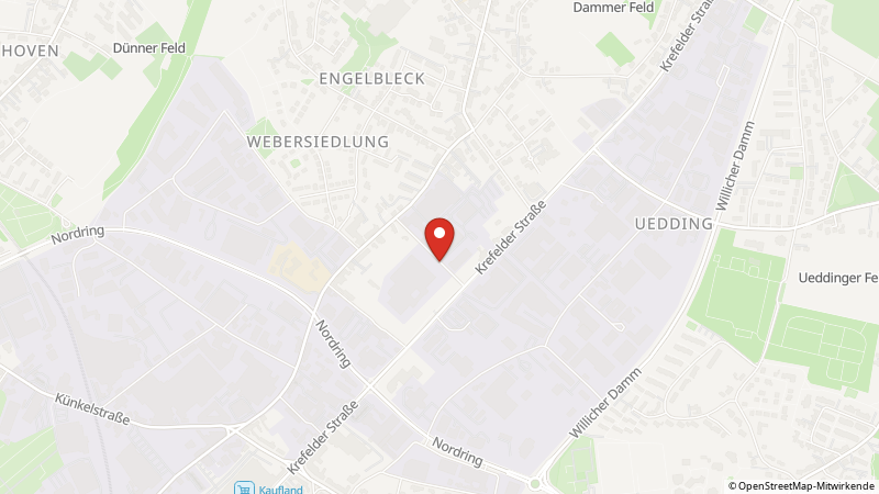 Karte mit den Standorten des Angebots