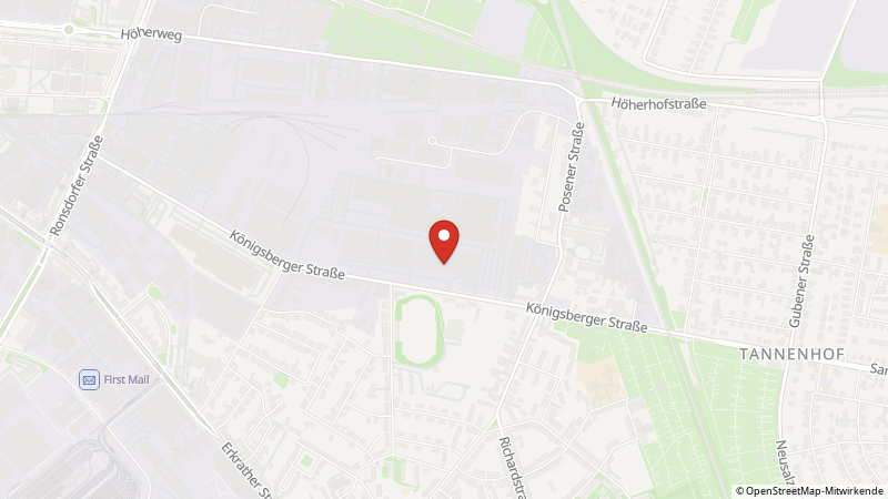 Map showing the locations of this offer