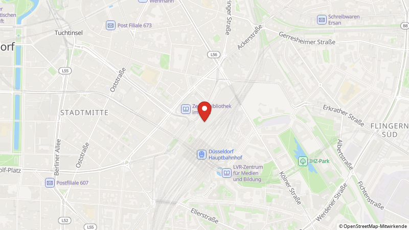 Map showing the locations of this offer