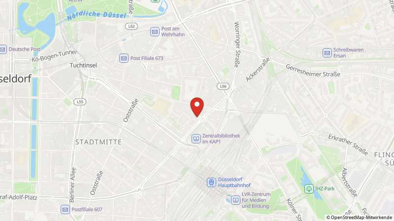 Map showing the locations of this offer