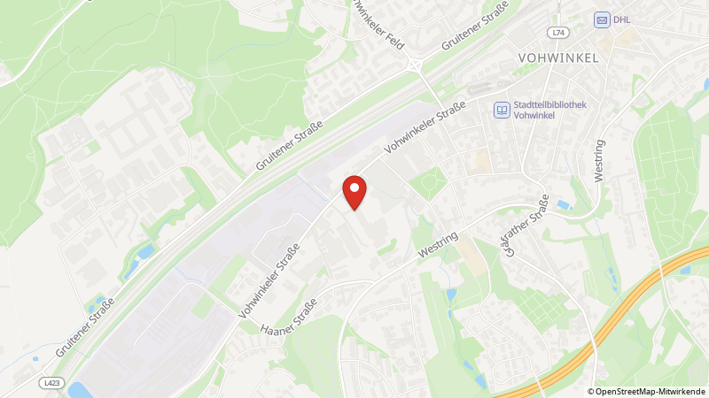 Map showing the locations of this offer