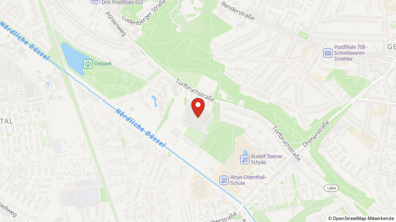 Map showing the locations of this offer
