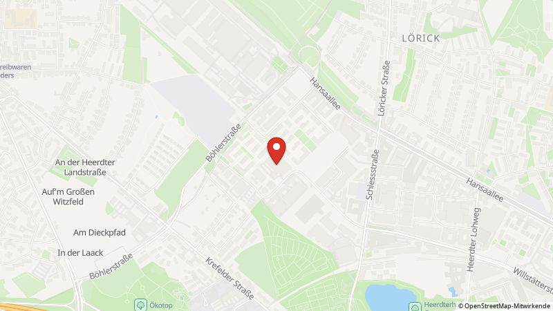 Map showing the locations of this offer
