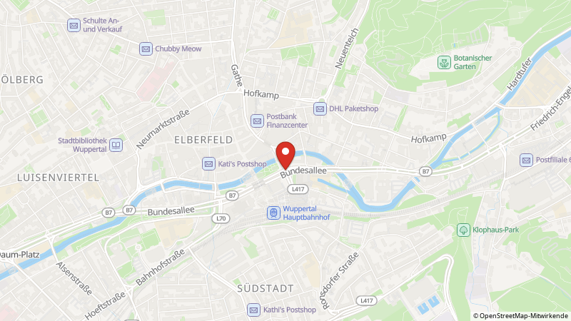 Map showing the locations of this offer
