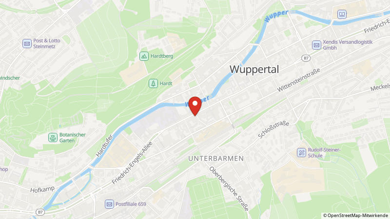 Map showing the locations of this offer