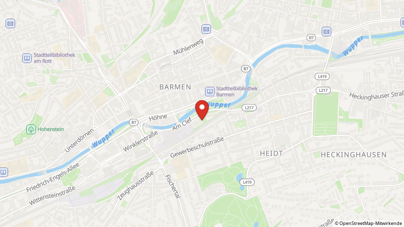 Map showing the locations of this offer