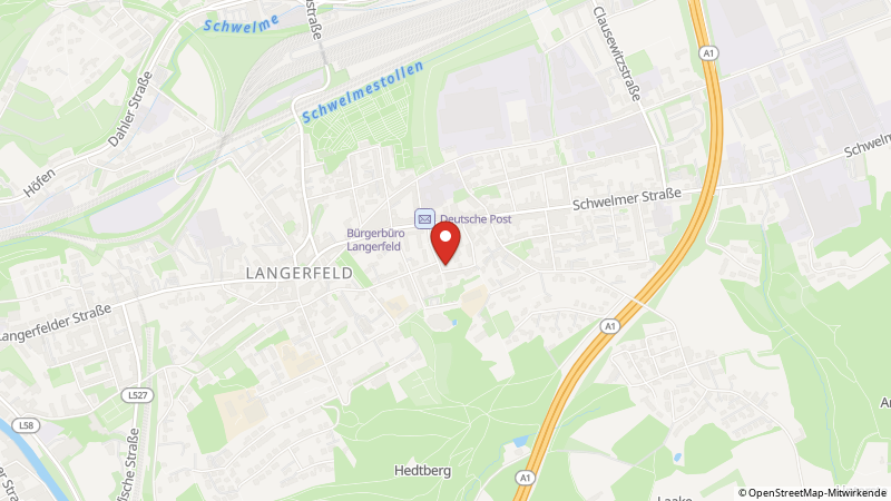 Map showing the locations of this offer