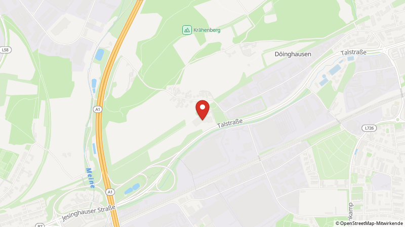 Map showing the locations of this offer
