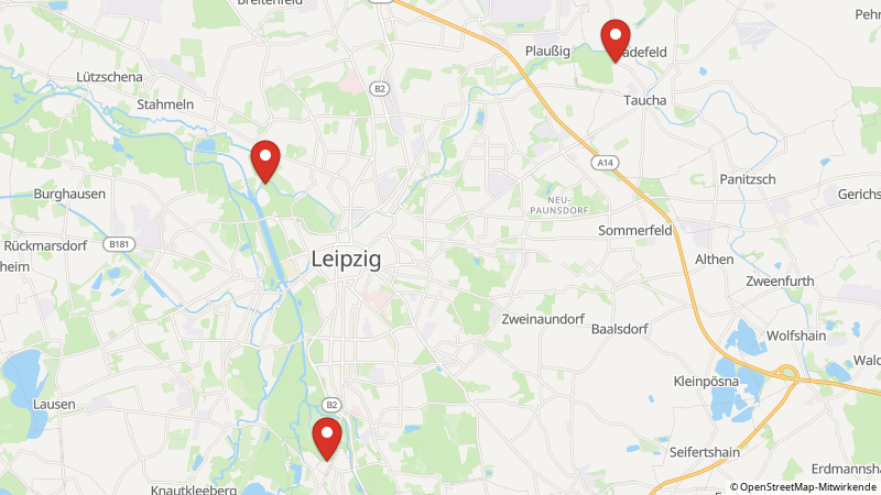 Map showing the locations of this offer