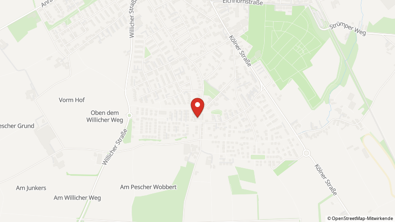 Map showing the locations of this offer