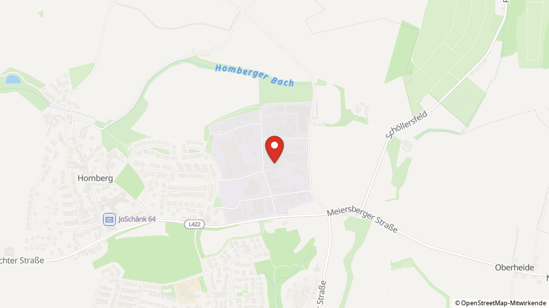 Map showing the locations of this offer