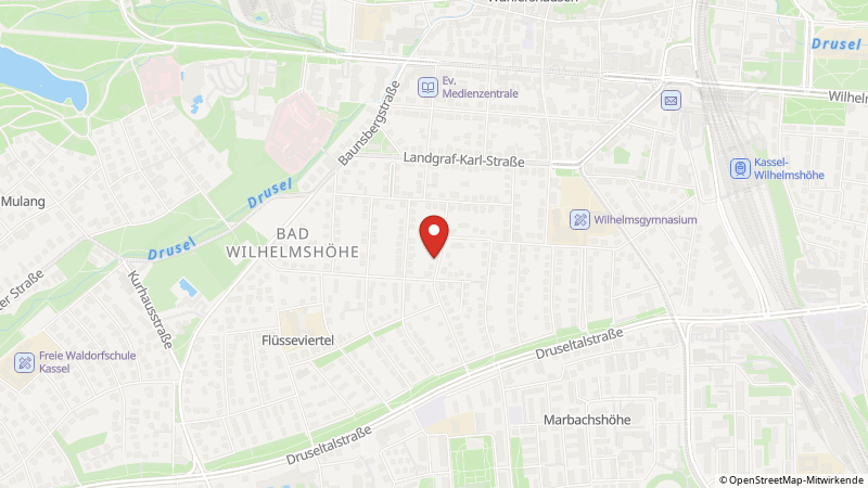 Karte mit den Standorten des Angebots