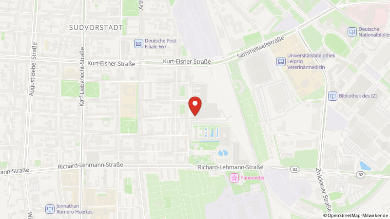 Map showing the locations of this offer
