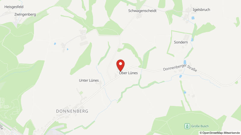 Map showing the locations of this offer