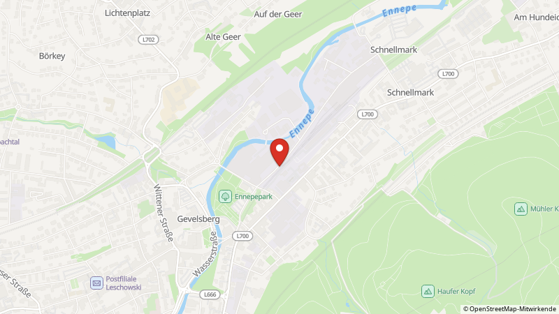 Map showing the locations of this offer