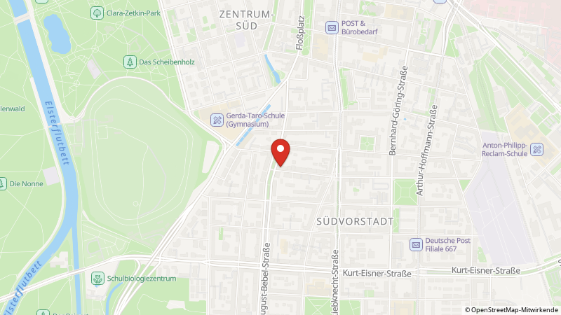 Map showing the locations of this offer