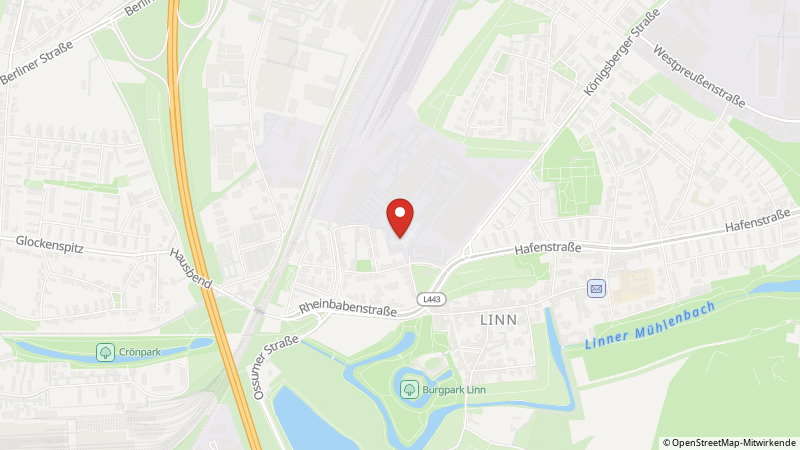 Map showing the locations of this offer