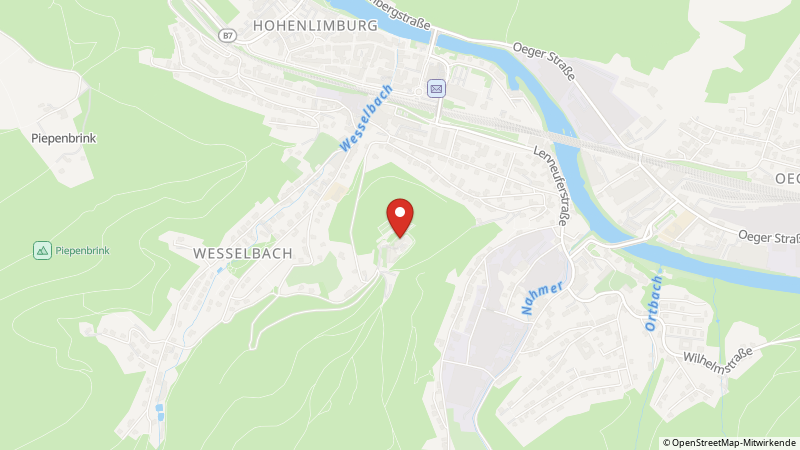 Map showing the locations of this offer