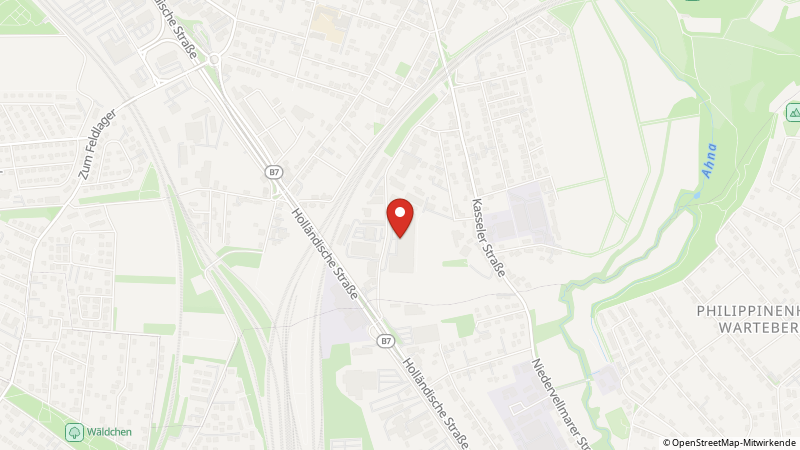 Map showing the locations of this offer