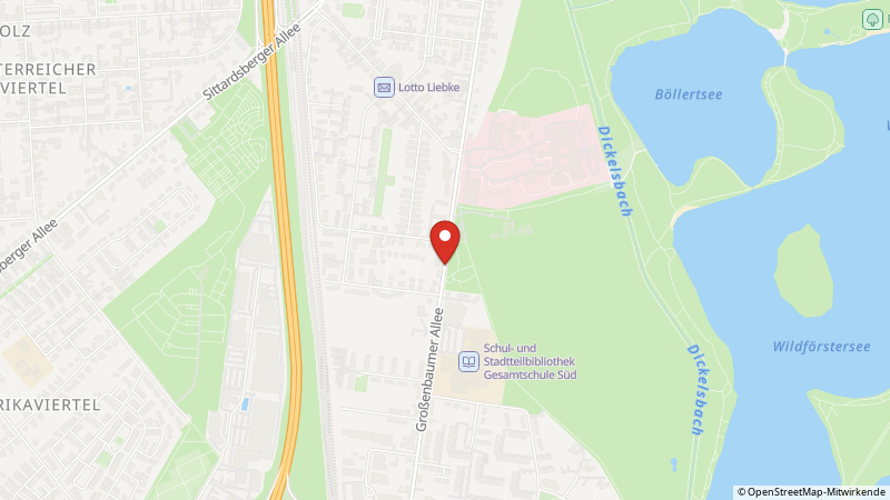 Map showing the locations of this offer
