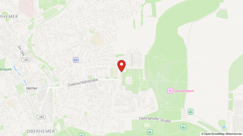 Map showing the locations of this offer