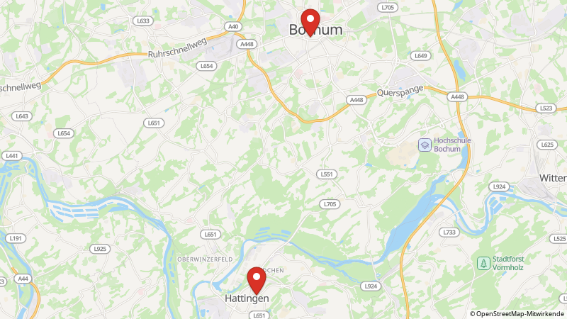 Map showing the locations of this offer