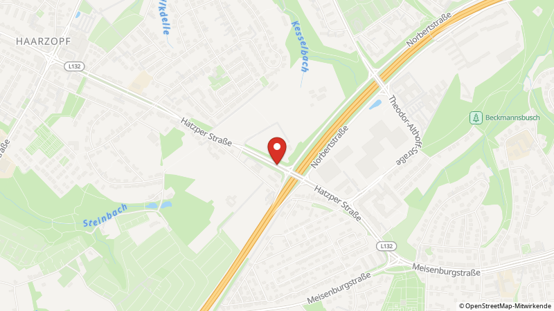 Map showing the locations of this offer