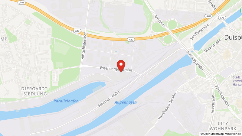 Map showing the locations of this offer
