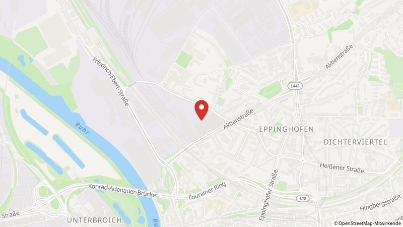 Map showing the locations of this offer