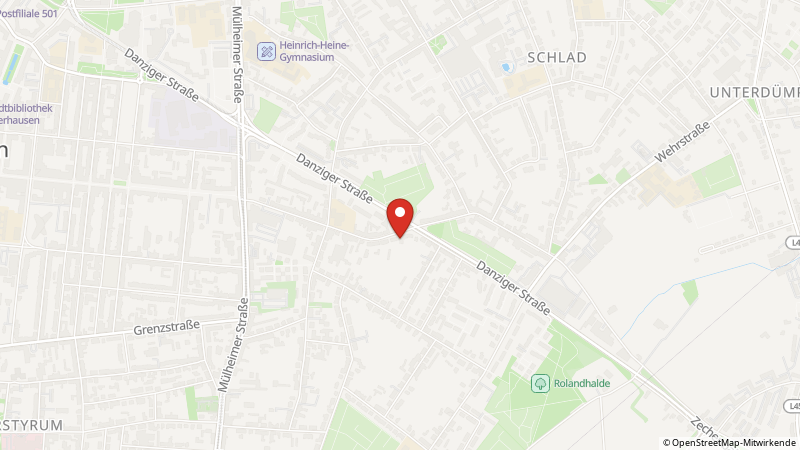 Map showing the locations of this offer