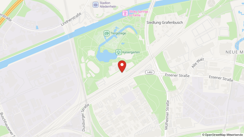 Map showing the locations of this offer