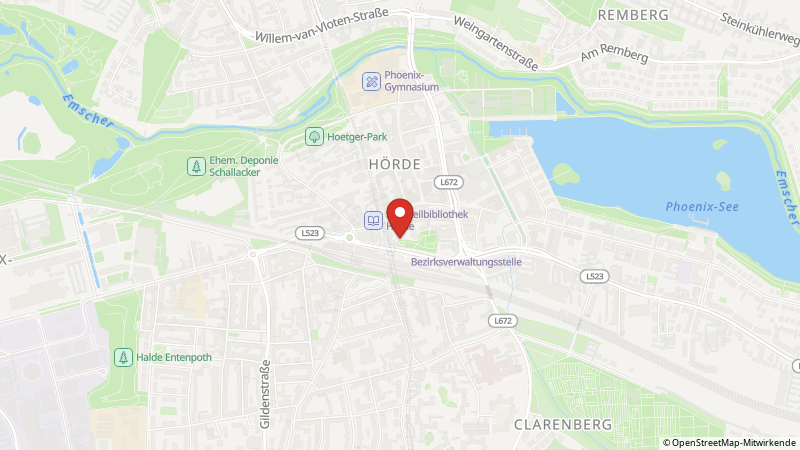 Map showing the locations of this offer