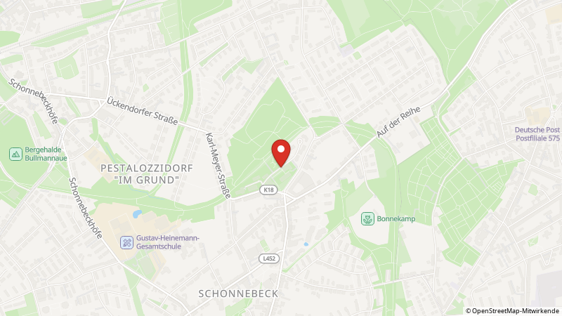 Map showing the locations of this offer