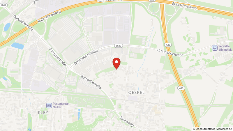 Map showing the locations of this offer