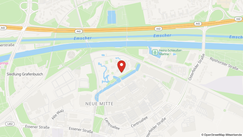Map showing the locations of this offer