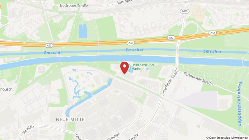 Map showing the locations of this offer