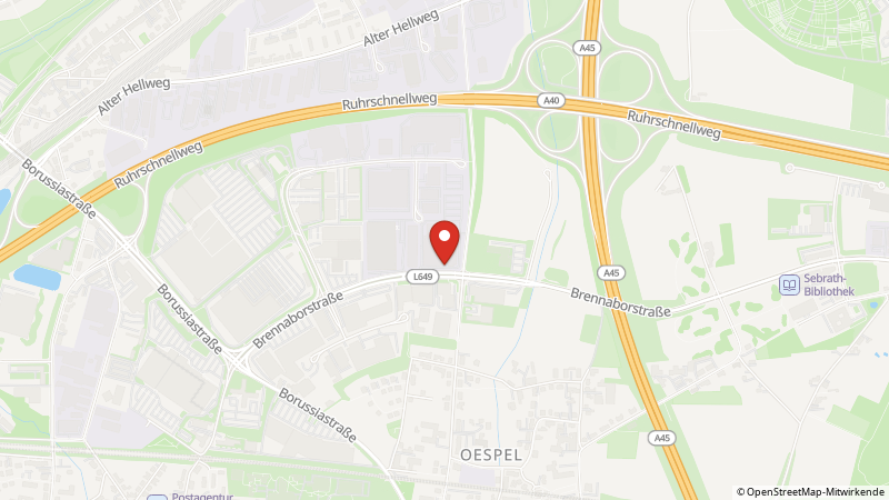 Map showing the locations of this offer