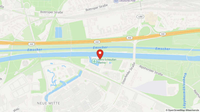 Map showing the locations of this offer