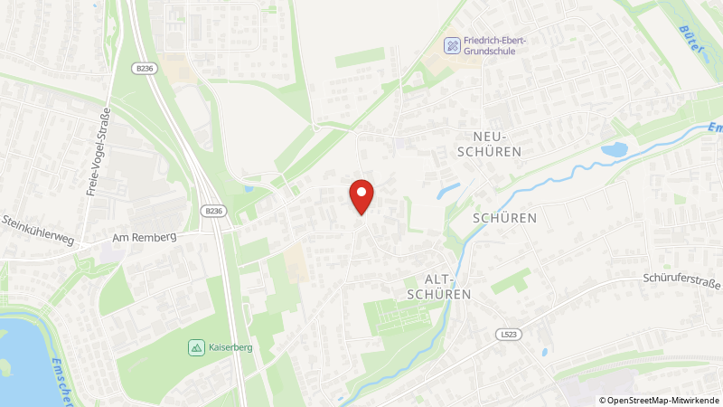 Map showing the locations of this offer