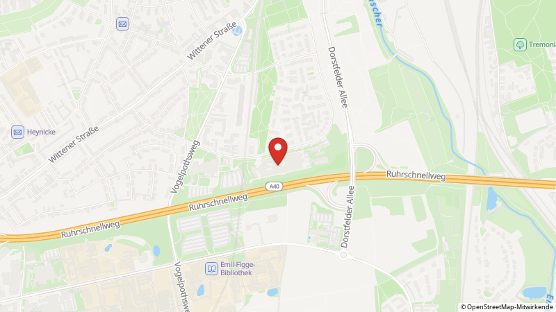 Map showing the locations of this offer